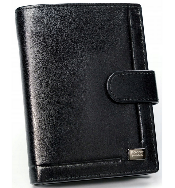 Leather wallet RFID ROVICKY PC-106L-BAR